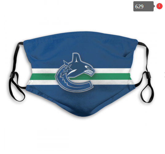 NHL Vancouver Canucks #11 Dust mask with filter->nhl dust mask->Sports Accessory